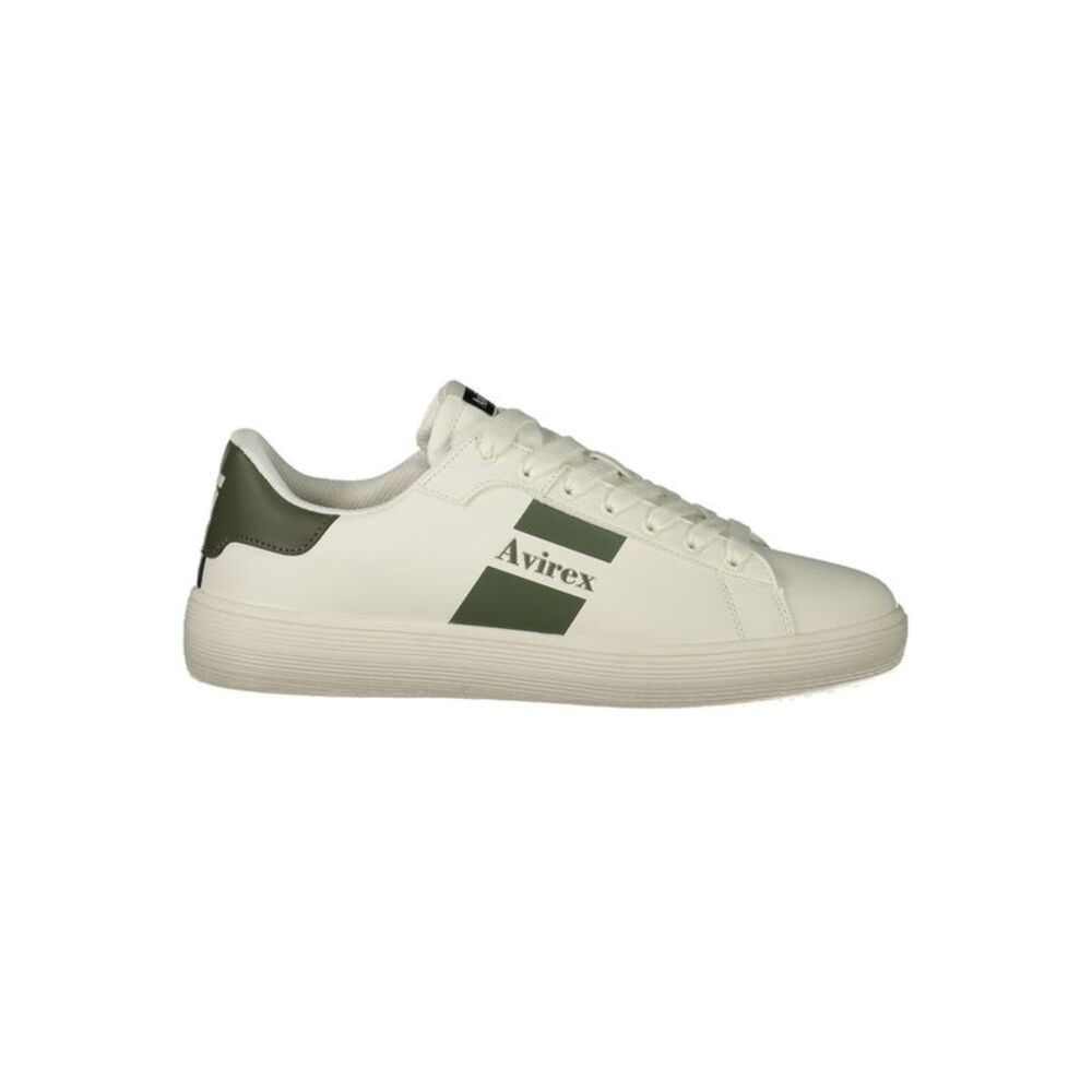 Avirex White Polyurethane Men's Men's Sneaker
